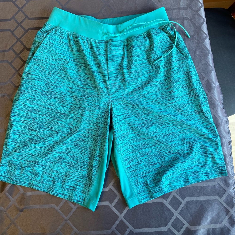 Lululemon Athletica Turquoise Athletic Shorts. Men’s medium, 9inch, lined